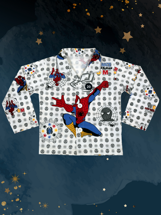 Spider Man Dreamweb Night Suit Set For Boys