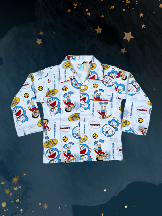 Doraemon Dreamland Night Suit Set For Boys